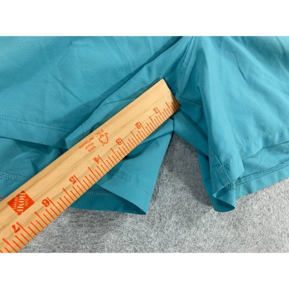 Under Armour Fitted Heat Gear Lined Running Shorts (Women's XXL) Blue - Picture 7 of 8